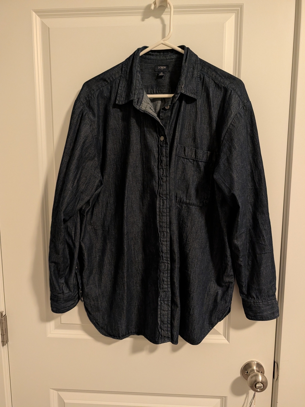 Women's J Crew Size m Denim Top